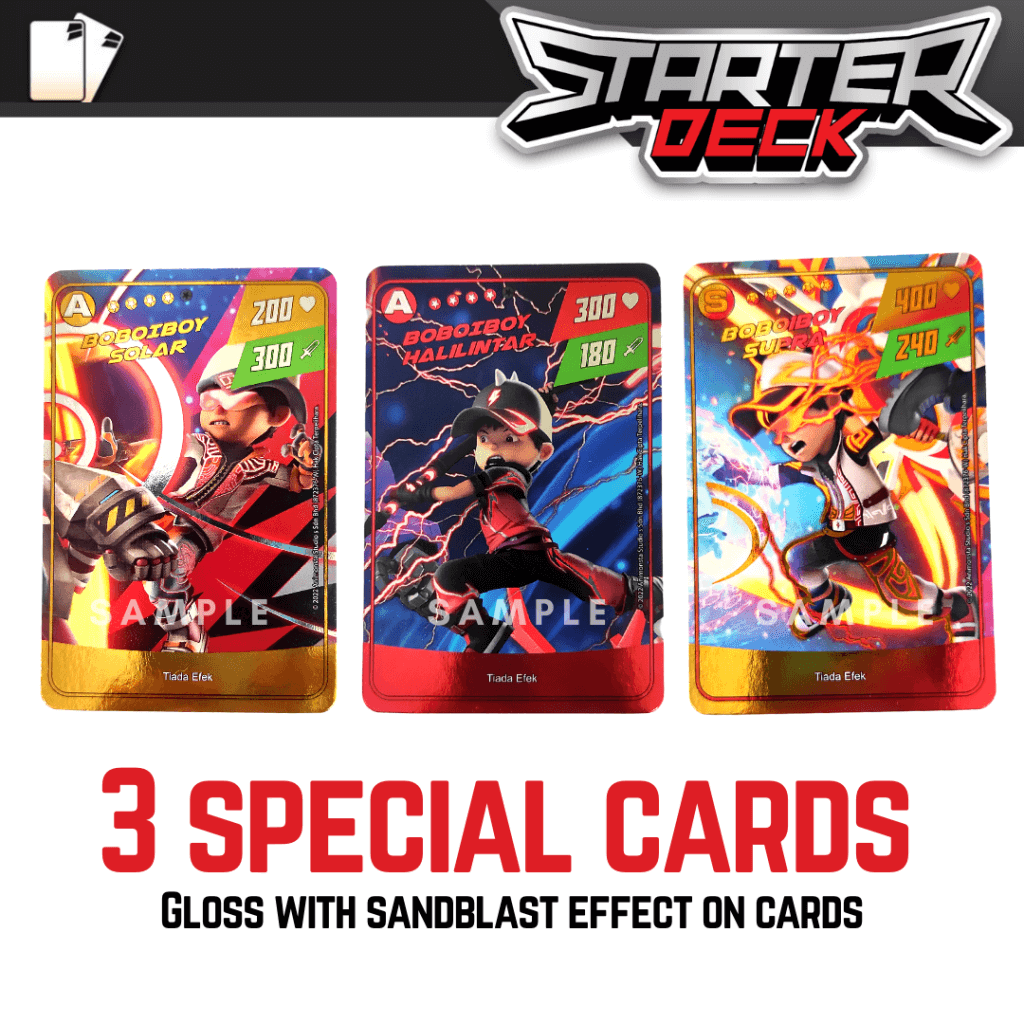 BoBoiBoy Galaxy Card Starter Deck V3 Monsta Store