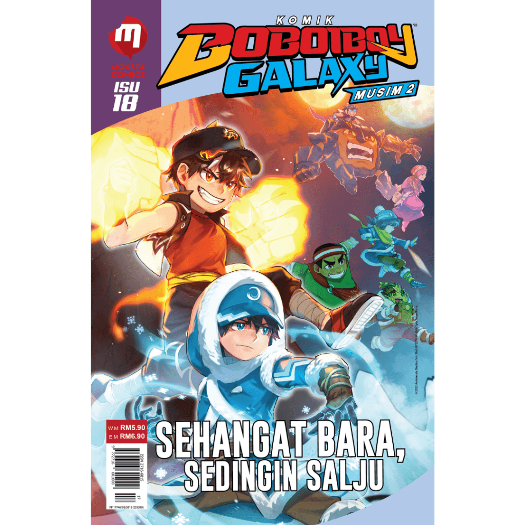 Komik BoBoiBoy Galaxy Musim 2 Isu 18 SEHANGAT BARA SEDINGIN SALJU