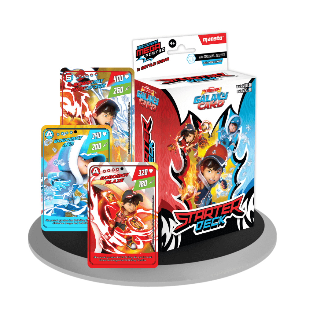 Boboiboy Galaxy Card Starter Deck V Monsta Store