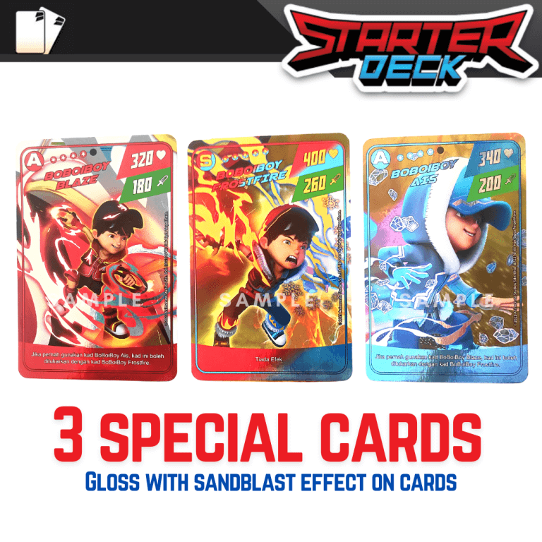 Boboiboy Galaxy Card Starter Deck V Monsta Store