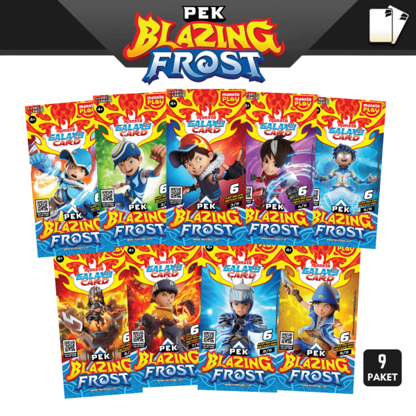 Pek Blazing Frost - MONSTA Galaxy Card Set (54 KAD) Cards Games