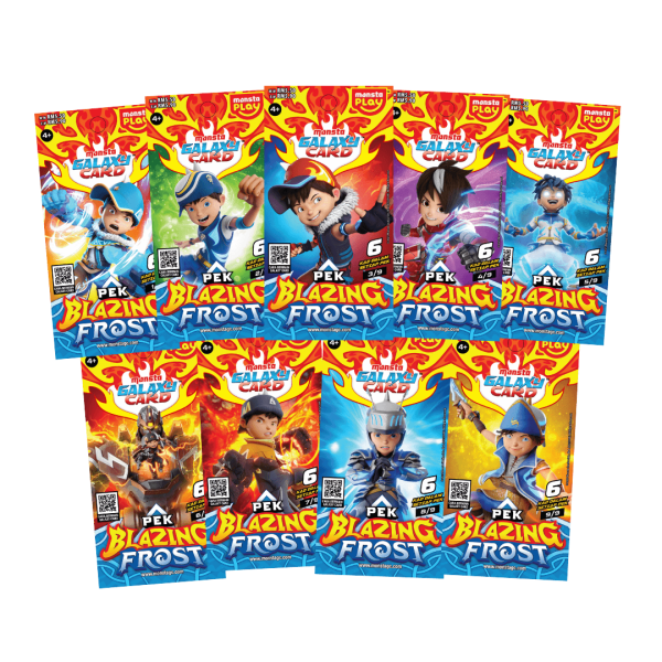 Pek Blazing Frost - MONSTA Galaxy Card Set (54 KAD) Cards Games