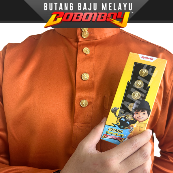 [PRE-ORDER] Butang Baju Melayu BoBoiBoy