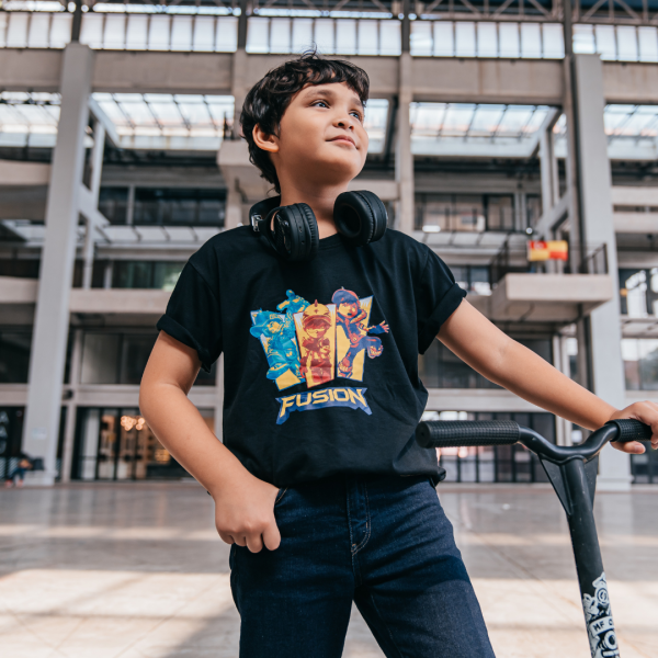 BoBoiBoy Graphic Tee Shirt Supra Fusion Glacier (Kids Size) 100% Cotton