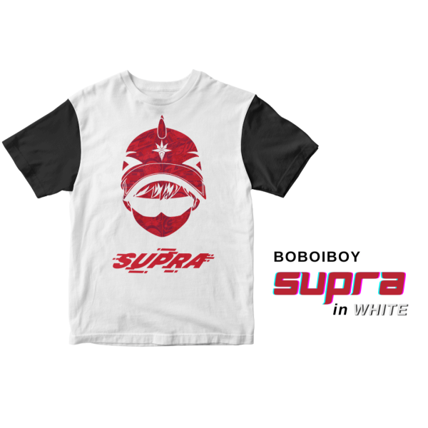 BoBoiBoy Graphic Tee Shirt Supra Fusion Glacier (Kids Size) 100% Cotton