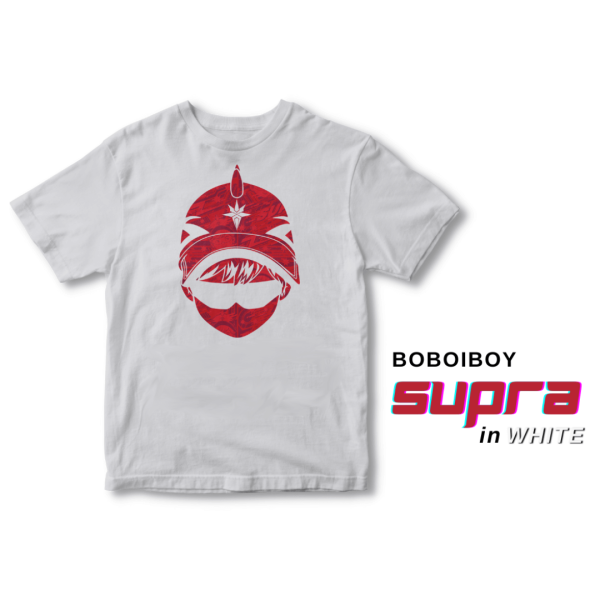 BoBoiBoy Graphic Tee Shirt Supra Fusion (Adult Size) 100% Cotton