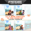 4 Photocard Set BoBoiBoy : Travelling Edition