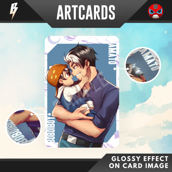 OFFICIAL Artcard Set BoBoiBoy & Mechamato
