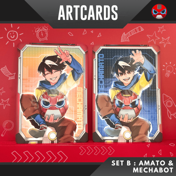 OFFICIAL Artcard Set BoBoiBoy & Mechamato