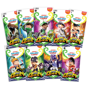 _NoBorder-QR Pek Quest - BoBoiBoy Galaxy Card Set (54 KAD)