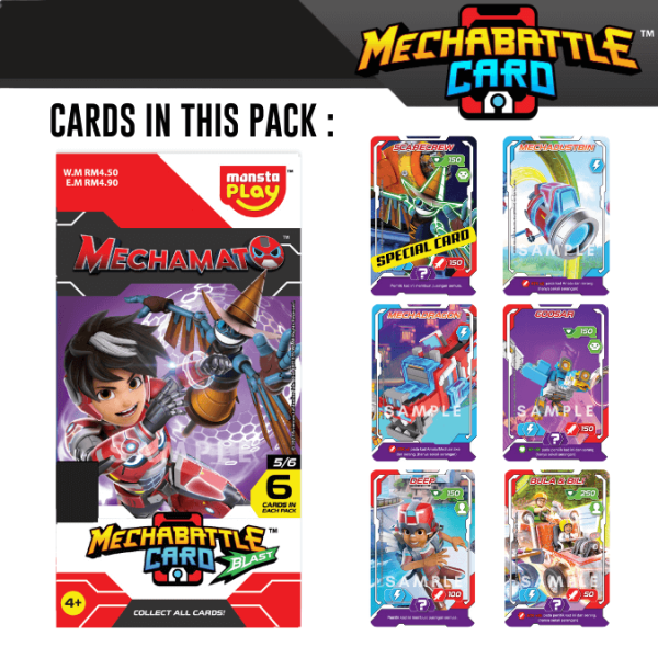 Mechabattle Card : PEK BLAST (36 Cards)