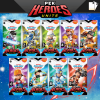 NO QR (2) Pek Heroes Unite - MONSTA Galaxy Card Set (54 KAD) Cards Games