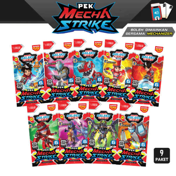 Pek Mecha Strike - MONSTA Galaxy Card Set (54 KAD)