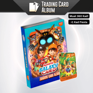 Monsta Galaxy Card Trading Album + Kad Fiesta