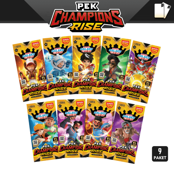 Pek Champions Rise - MONSTA Galaxy Card Set (54 KAD) Cards Games