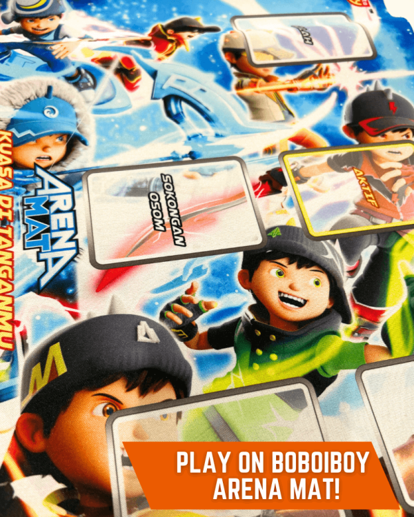Monsta Galaxy Card Arena Mat BoBoiBoy Kuasa 7