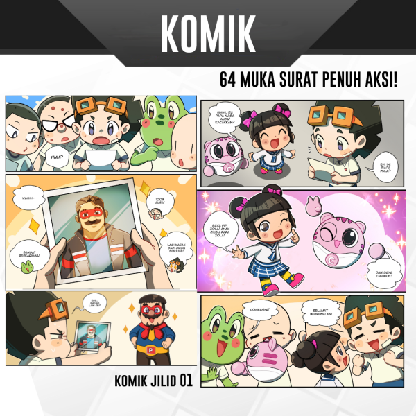 [PEK ISTIMEWA] KOMIK KAMPUS CILIK PAPA PIPI